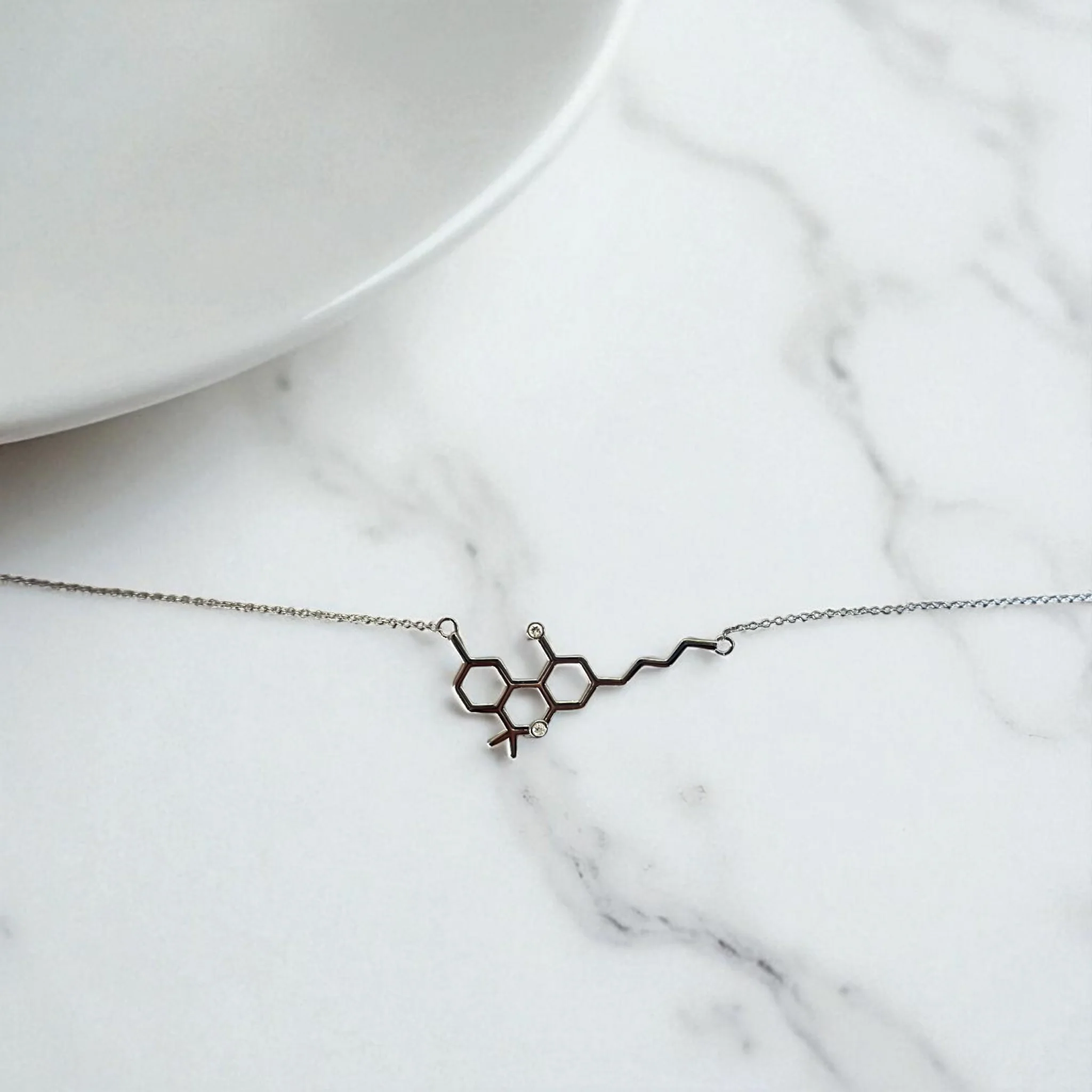 Smoke and Diamondz - 420 Molecule Necklace - Image 4